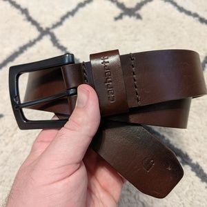 Men's Carhartt leather belt size 34
